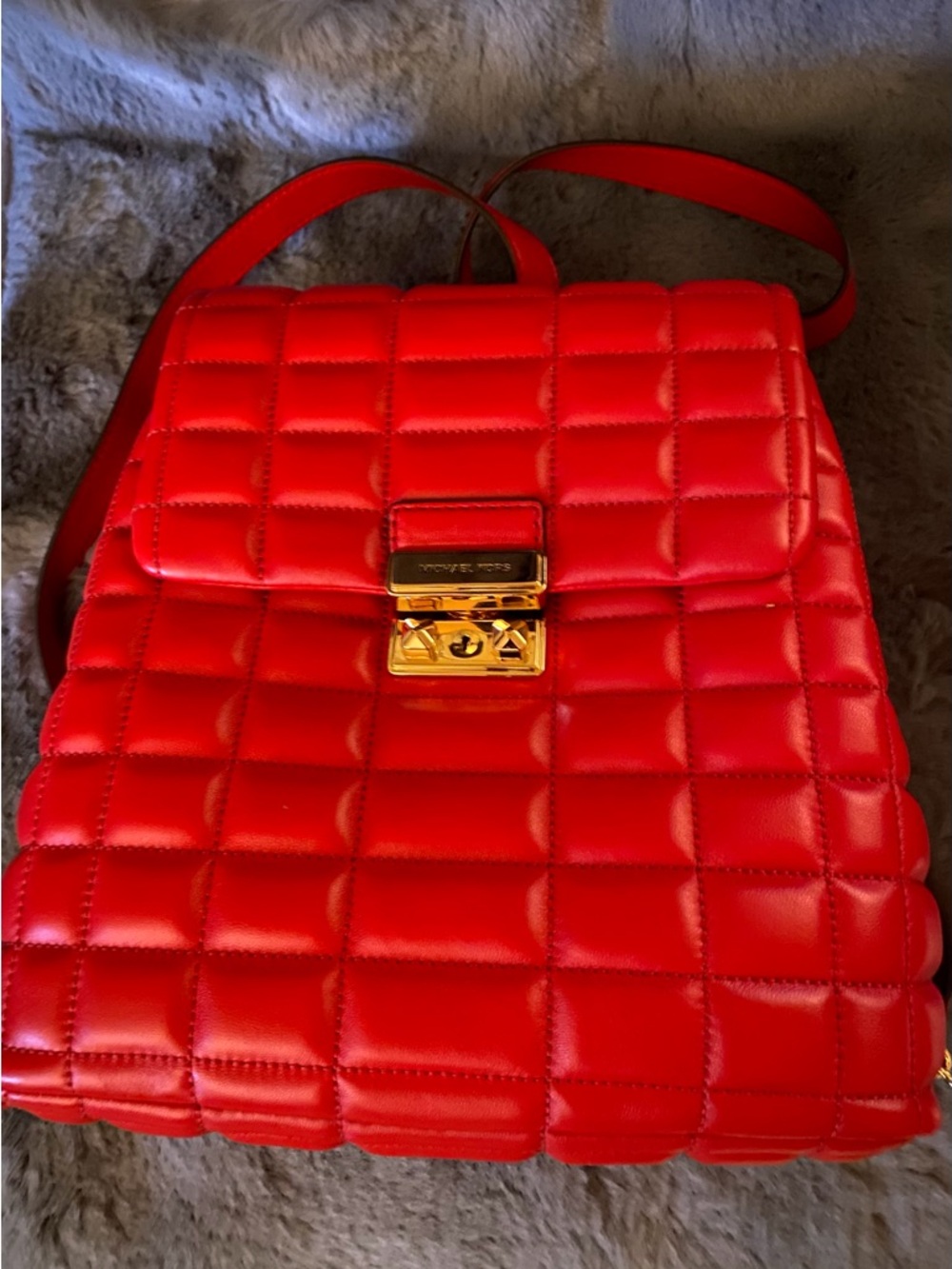 Michael Kors Tribeca Small Quilted Leather Backpack